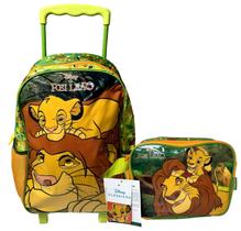 Kit Escolar Infantil O Rei Leão Criança Leãozinho Simba E Leão Mufasa Safári Selva Unissex Disney Mochila G Rodinhas e Lancheira Térmica Kit Escolar Infantil O Rei Leão Criança Leãozinho Simba E Leão Mufasa Safári Selva Unissex Disney Mochila G Rodinhas e Lancheira Térmica