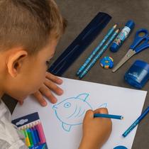 Kit Escolar Infantil Temático Papelaria Com 8 Peças Menina/Menino Kit Escolar Infantil Temático Papelaria Com 8 Peças Menina/Menino