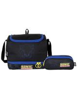 Kit Escolar Juvenil Sonic Lancheira Térmica + Estojo Triplo Kit Escolar Juvenil Sonic Lancheira Térmica + Estojo Triplo