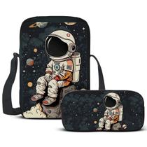 Kit Escolar Lancheira E Estojo Astronauta 4 Volta as Aulas Kit Escolar Lancheira E Estojo Astronauta 4 Volta as Aulas