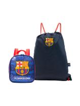 Kit Escolar Lancheira Térmica + Bolsa Saco Barcelona Oficial