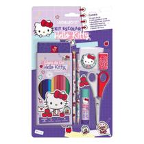 Kit Escolar Lapis De Cor 12 Cores Hello Kitty Leonora