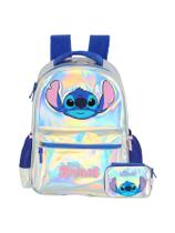 Kit Escolar Lilo Stitch 3D Mochila Costas + Estojo Box 681 Kit Escolar Lilo Stitch 3D Mochila Costas + Estojo Box 681