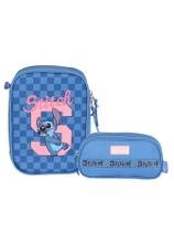 Kit Escolar Lilo Stitch Estojo Box + Estojo Triplo Kit Escolar Lilo Stitch Estojo Box + Estojo Triplo