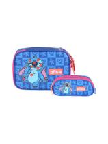 Kit Escolar Lilo Stitch Estojos Box E Triplo 743