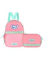 Kit Escolar Lilo Stitch Lancheira Térmica + Estojo Box