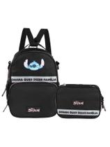 Kit Escolar Lilo Stitch Lancheira Térmica + Estojo Box