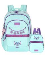 Kit Escolar Lilo Stitch Mochila Costas + Lancheira Térmica Kit Escolar Lilo Stitch Mochila Costas + Lancheira Térmica