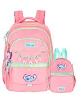Kit Escolar Lilo Stitch Mochila Costas + Lancheira Térmica