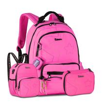 Kit Escolar Luluca Mochila Com Lancheira Térmica e Estojo Box