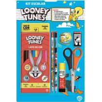 Kit Escolar Luxo Looney Tunes - Leo&ampLeo