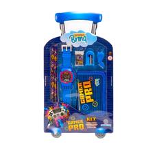 Kit Escolar Maleta com 07 peças Azul - Polibrinq Kit Escolar Maleta com 07 peças Azul - Polibrinq