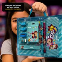 Kit Escolar Maria Clara e JP com Estojo e Acessórios Completo Kit Escolar Maria Clara e JP com Estojo e Acessórios Completo