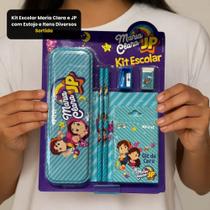 Kit Escolar Maria Clara e JP com Estojo e Itens Diversos Kit Escolar Maria Clara e JP com Estojo e Itens Diversos