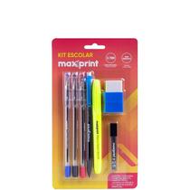 Kit Escolar Maxprint C/7 Itens Blister Kit Escolar Maxprint C/7 Itens Blister