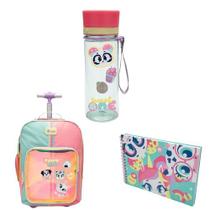 Kit Escolar Menina Color Block Puket