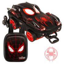 Kit Escolar Miles Morales Mala 3D e Lancheira Diplomata