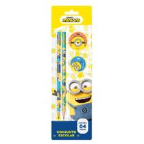 Kit Escolar Minions 4 unidades - Tris
