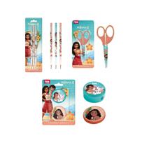 Kit Escolar Moana 06 pcs Lápis Apontador Borracha