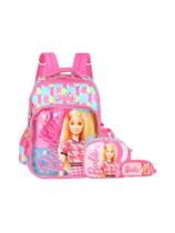 Kit Escolar Mochila Costas+Lancheira+Estojo Barbie