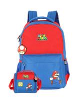 Kit Escolar Mochila Costas+Lancheira Super Mario