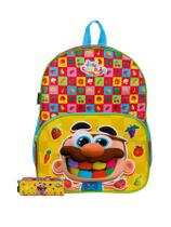 Kit Escolar Mochila De Costas + Estojo José Comilão Kit Escolar Mochila De Costas + Estojo José Comilão