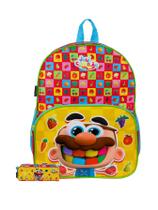 Kit Escolar Mochila De Costas + Estojo José Comilão Original Kit Escolar Mochila De Costas + Estojo José Comilão Original