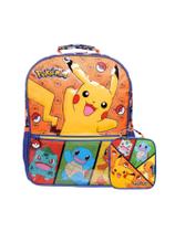 Kit Escolar Mochila De Costas+Lancheira Térmica Pokemon