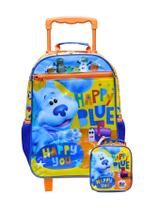 Kit Escolar Mochila De Rodas + Lancheira Térmica Dog Blue Kit Escolar Mochila De Rodas + Lancheira Térmica Dog Blue