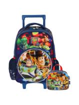 Kit Escolar Mochila De Rodas+Lancheira Toy Story