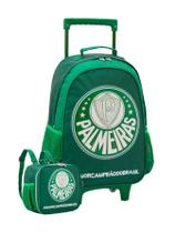 Kit Escolar Mochila De Rodinha+Lancheira Palmeiras Original