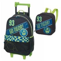 Kit Escolar Mochila De Rodinhas Com Lancheira Tigor T. Tigre