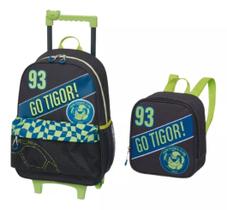Kit Escolar Mochila De Rodinhas Com Lancheira Tigor T. Tigre