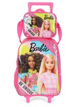 Kit Escolar Mochila De Rodinhas E Lancheira Barbie Be Unique - Luxcel