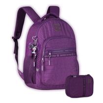 Kit Escolar Mochila e Estojo Box Rebecca Bonbon Juvenil Teen Kit Escolar Mochila e Estojo Box Rebecca Bonbon Juvenil Teen