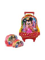 KIT Escolar Mochila+Estojo+Lancheira Minnie Princess MCK4135