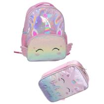 Kit Escolar Mochila Estojo Pacific Pack Me Magic Dreams - Kit Escolar Mochila Estojo Pacific Pack Me Magic Dreams -