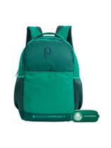 Kit Escolar Mochila Grande Costas+Estojo Triplo Palmeiras