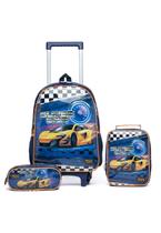 Kit escolar mochila infantil resistente