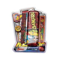 Kit Escolar Molin Avengers Vermelho 7 Itens Kit Escolar Molin Avengers Vermelho 7 Itens