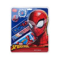 Kit Escolar Molin Homem Aranha Quadrado 7 Itens Kit Escolar Molin Homem Aranha Quadrado 7 Itens