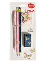 Kit escolar Molin love borboletas