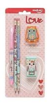 Kit Escolar Molin Love Coruja 05 Peças 22853