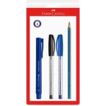 Kit Escolar Office Azul 4 PCS