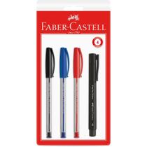 Kit Escolar Office Preto 4 PCS