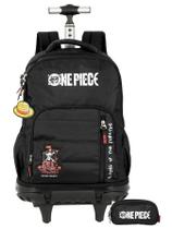 Kit Escolar One Piece Mochila de Rodas + Estojo Triplo Kit Escolar One Piece Mochila de Rodas + Estojo Triplo