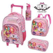 Kit Escolar Original Lilica Ripilica - MochilaCom Rodinhas + Lancheira + Estojo Duplo + Garrafinha Kit Escolar Original Lilica Ripilica - MochilaCom Rodinhas + Lancheira + Estojo Duplo + Garrafinha