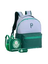 Kit Escolar Palmeiras Mochila Costas + Lancheira + Estojo T