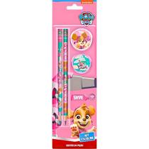 Kit Escolar Patrulha Canina Skye 2 Lápis e Borracha Summit