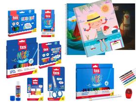 Kit escolar pintura, escrita e desenho 07